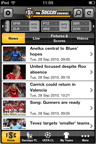 Fox Soccer free app screenshot 2