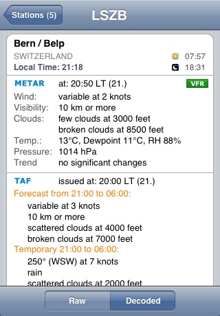 AeroWeather Lite free app screenshot 2