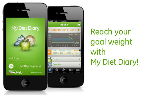 My Diet Diary - Calorie Counter free app screenshot 1