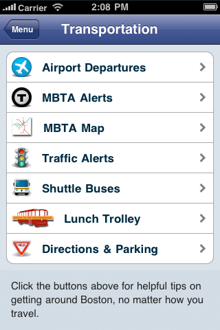 myBCEC for the Boston Convention and Exhibition Center free app screenshot 3