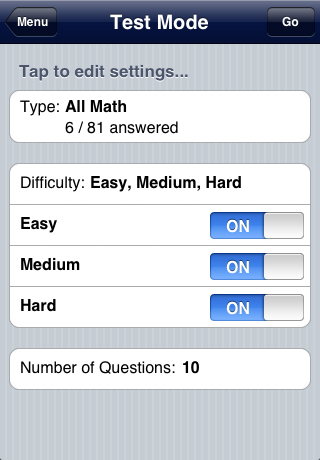 GMAT Practice Quiz free app screenshot 2