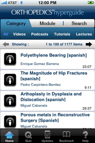 Orthopedics Hyperguide free app screenshot 1