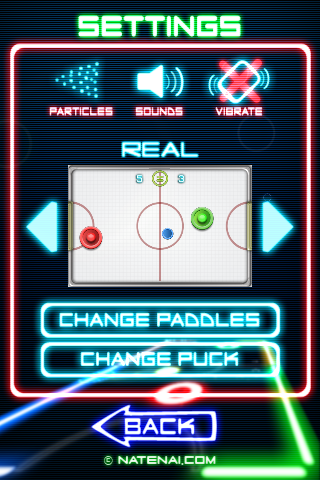 Glow Hockey 2 FREE free app screenshot 3
