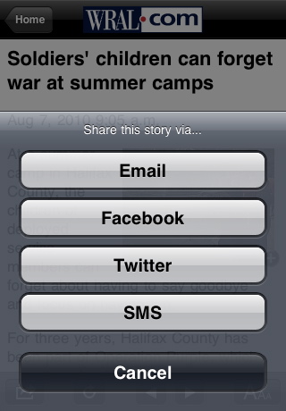 WRAL free app screenshot 4