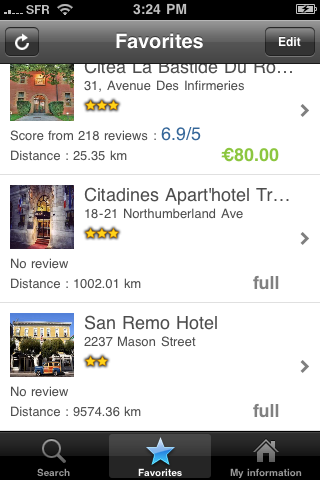 Hotels free app screenshot 1