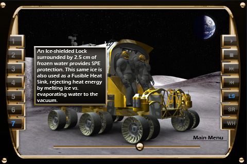 NASA Lunar Electric Rover Simulator free app screenshot 3