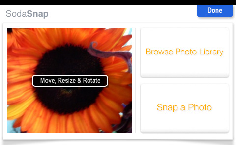 SodaSnap Postcards free app screenshot 3