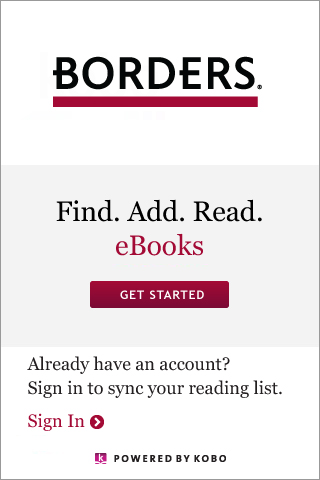 Borders eBooks free app screenshot 1