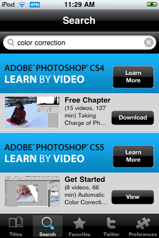 Adobe Press Learn by Video free app screenshot 3