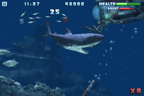 Hungry Shark - Part 1 free app screenshot 3