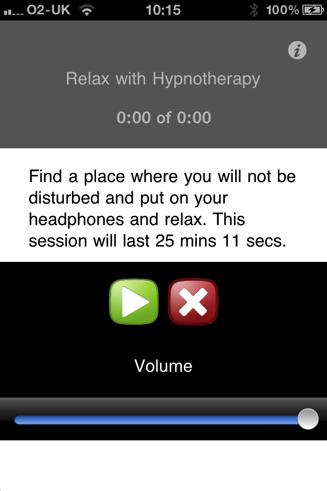 Relaxation Hypnosis free app screenshot 1