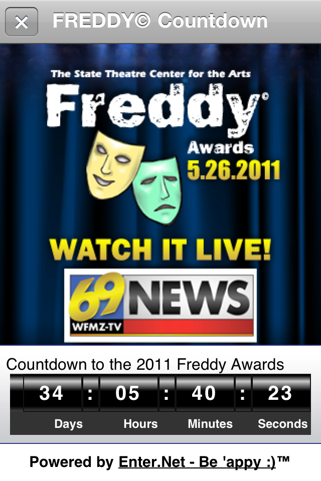 Freddy Awards free app screenshot 3