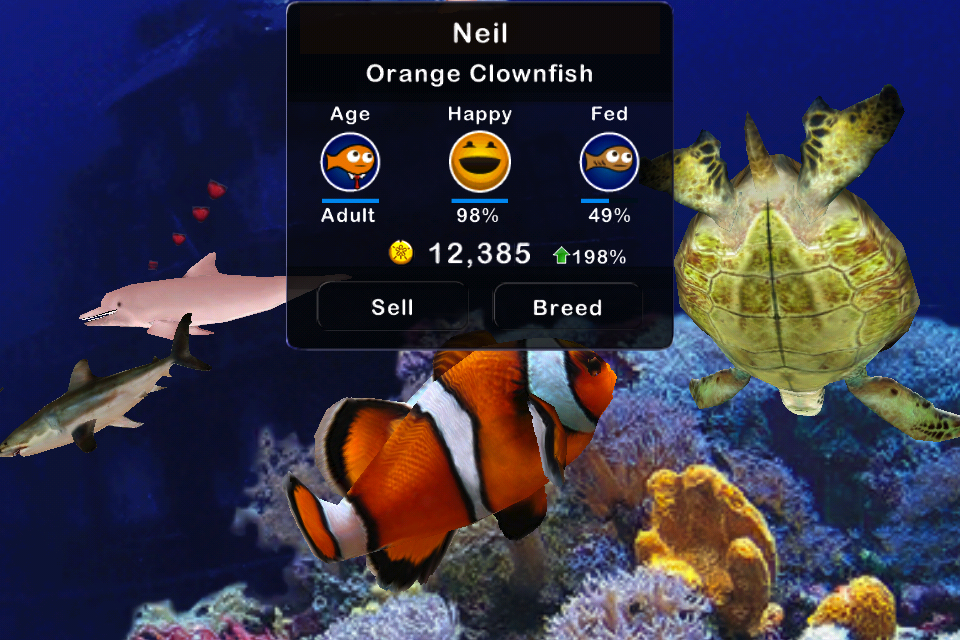 Tap Reef Fish Farm by JIRBO free app screenshot 1