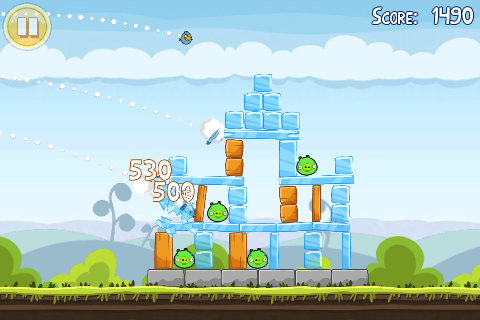 Angry Birds Free free app screenshot 2