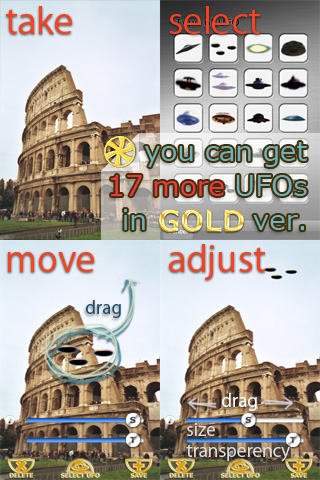 UFO camera SILVER free app screenshot 2