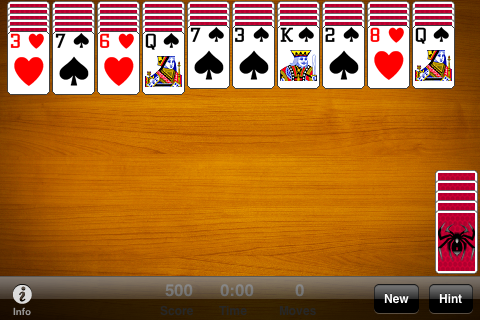 Spider Solitaire Free by MobilityWare free app screenshot 2