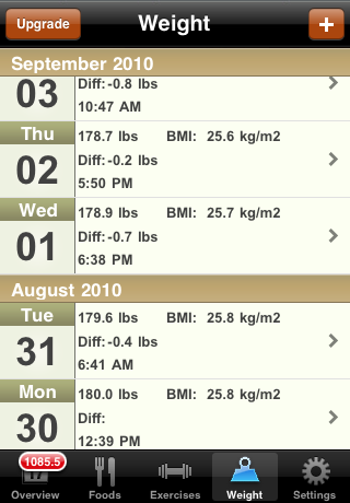 Calorie Master Free free app screenshot 3