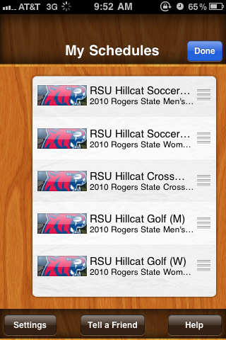 Official Rogers State University Edition for My Pocket Schedules free app screenshot 4