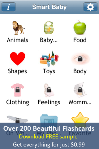 My First Words - Flashcards by Smart Baby Apps free app screenshot 2