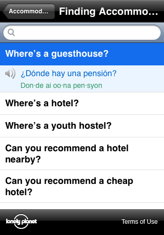 Lonely Planet Spanish Phrasebook