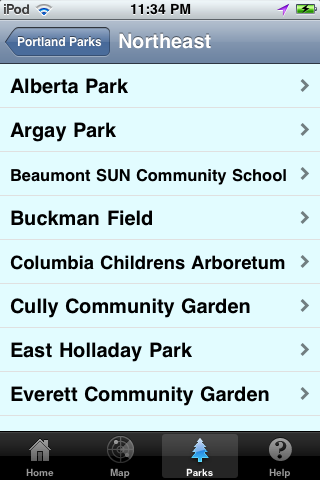 Portland Parks free app screenshot 3