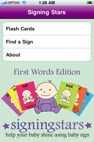 Baby Sign Language Using AUSLAN, ASL and BSL by Signing Stars free app screenshot 4