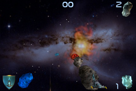 3D Asteroid Wars Lite free app screenshot 3