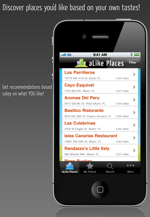 aLike Places free app screenshot 2