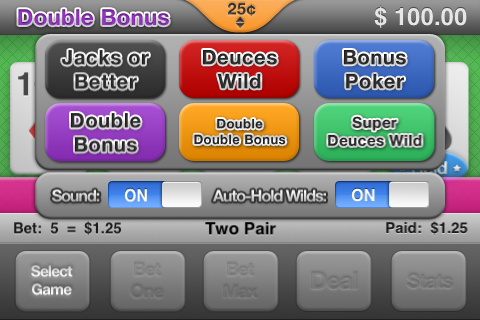 Vegas Video Poker