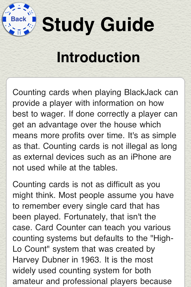 Card Counter