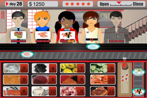 Suzie's Sushi House Lite free app screenshot 1