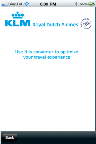 The Converter by KLM free app screenshot 3