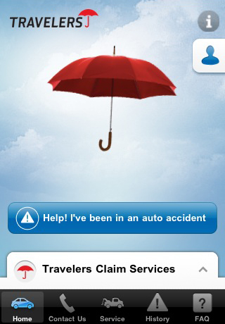 Travelers Auto Accident Help free app screenshot 1