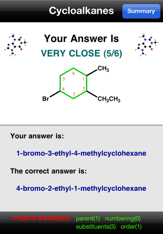 Learn Organic Chemistry Nomenclature LITE free app screenshot 3