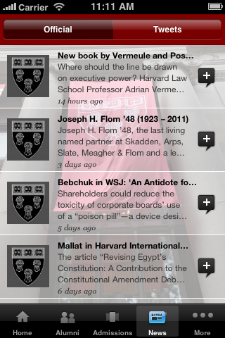 Harvard Law School free app screenshot 3