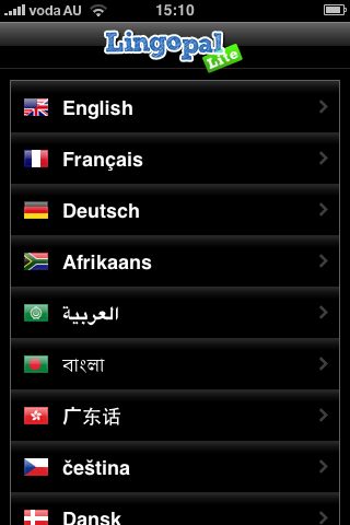 Lingopal Portuguese (Brazilian) LITE - talking phrasebook free app screenshot 3