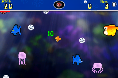 Fish Food Frenzy Free free app screenshot 1