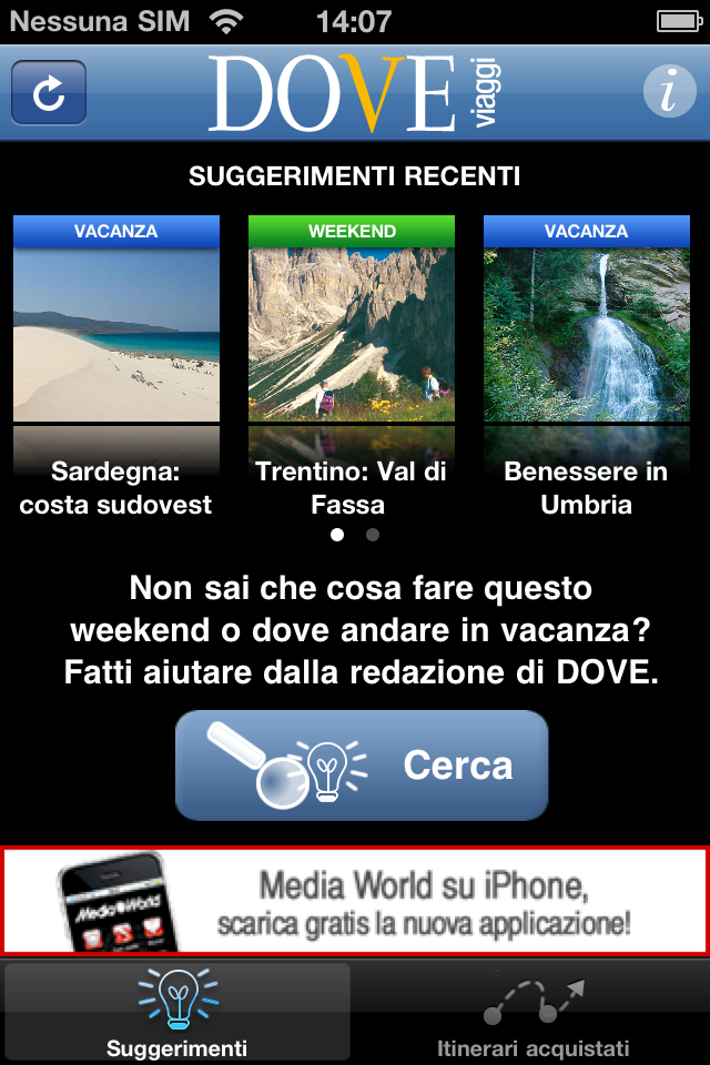 Dove Viaggi free app screenshot 1