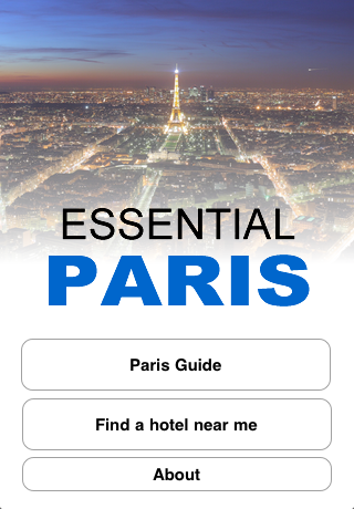 Essential Paris Guide free app screenshot 1