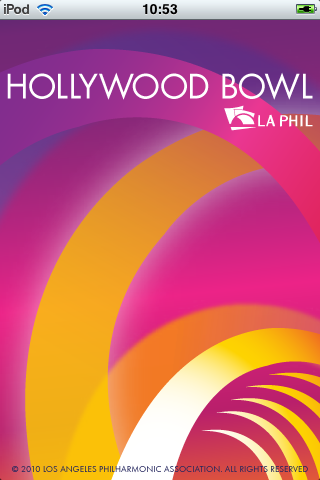 Hollywood Bowl free app screenshot 1
