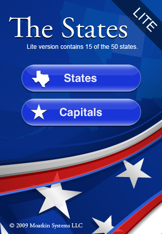The U.S. States & Capitals Lite free app screenshot 2