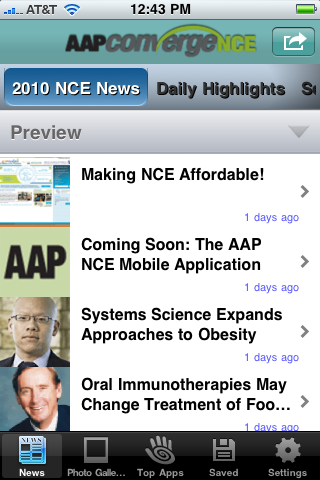 American Academy of Pediatrics free app screenshot 4
