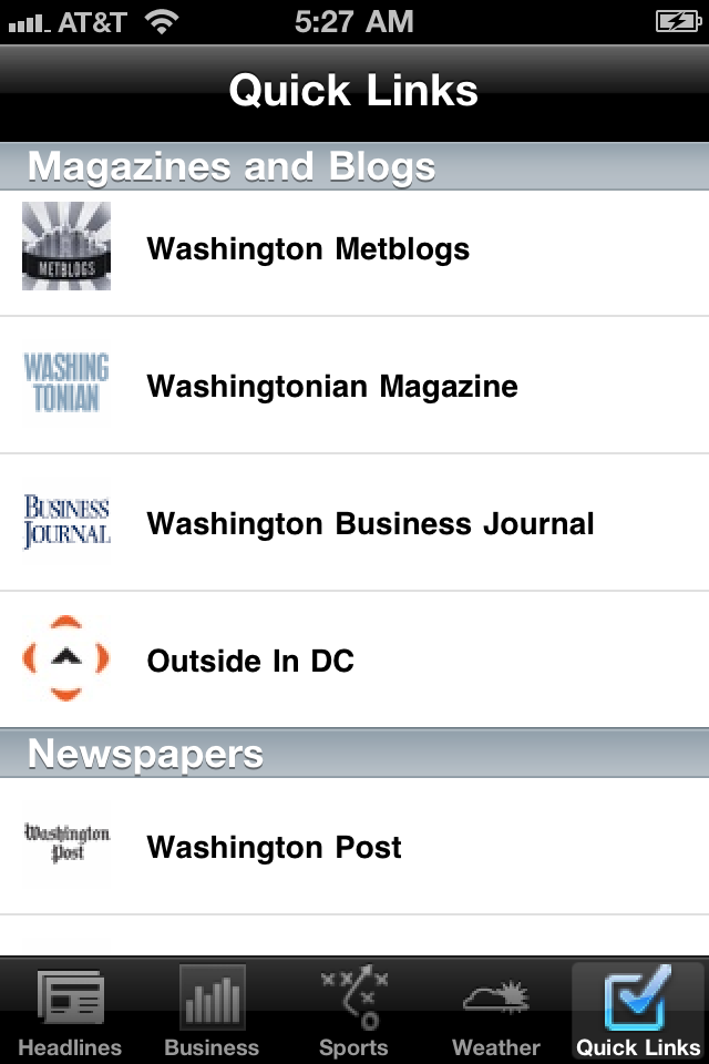 Washington D.C. Local News Free free app screenshot 3
