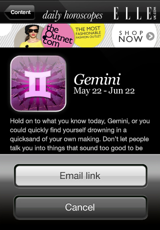 ELLEuk.com astrology free app screenshot 3