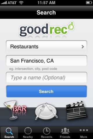 Goodrec free app screenshot 2