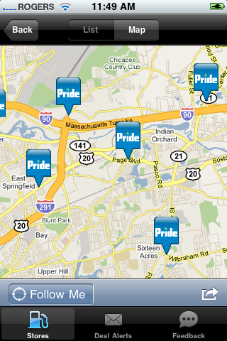 Pride Finder free app screenshot 2
