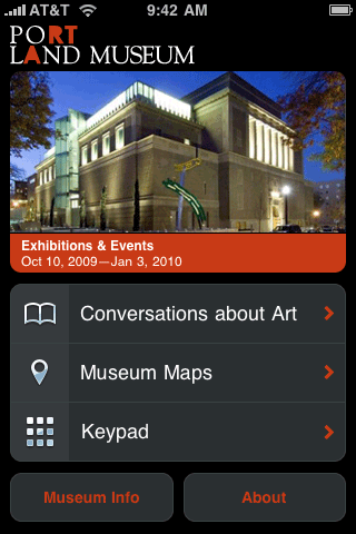 Portland Art Museum free app screenshot 1