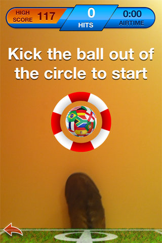 ARSoccer - Augmented Reality Soccer Game free app screenshot 3