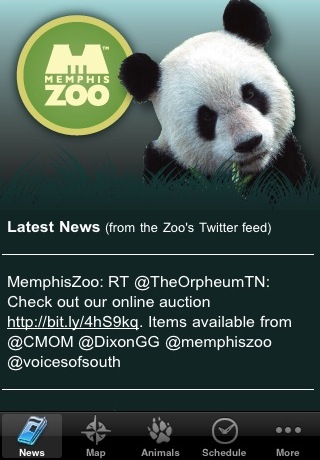 Memphis Zoo free app screenshot 1