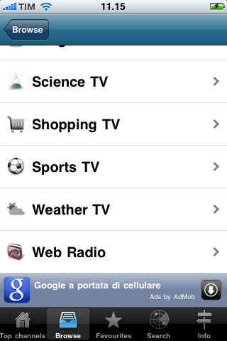 CoolStreaming free app screenshot 2